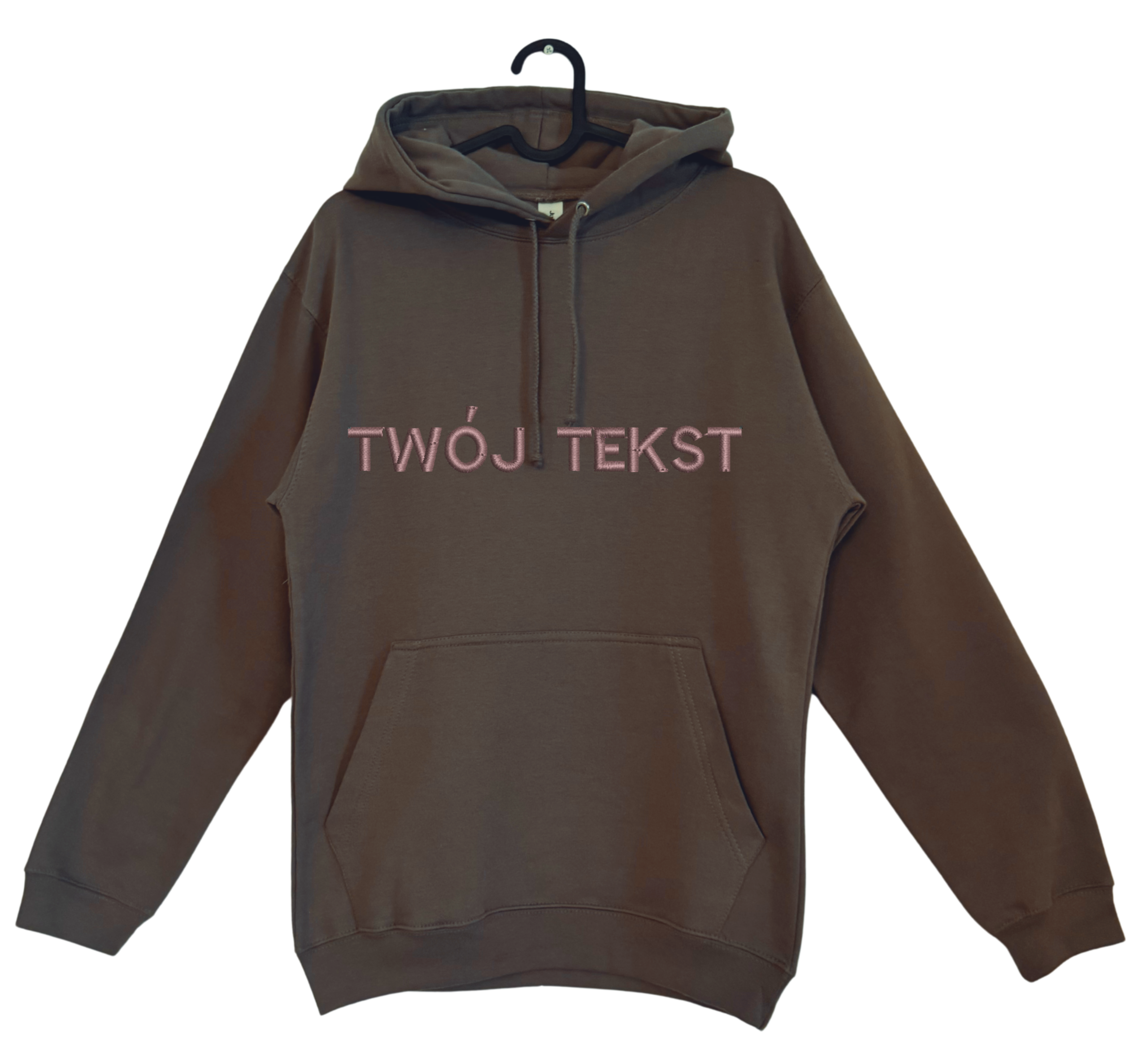 Personalizowana bluza z kapturem z Twoim napisem - haft