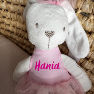 Personalizowany króliczek- baletnica z Twoim imieniem