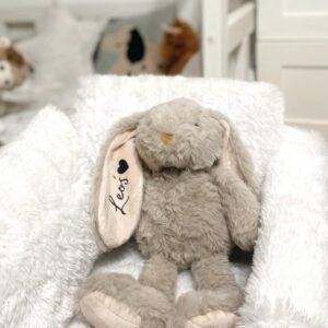 Personalizowany króliczek, miś z imieniem, metryczką PREZENT BABY SHOWER NARODZINY