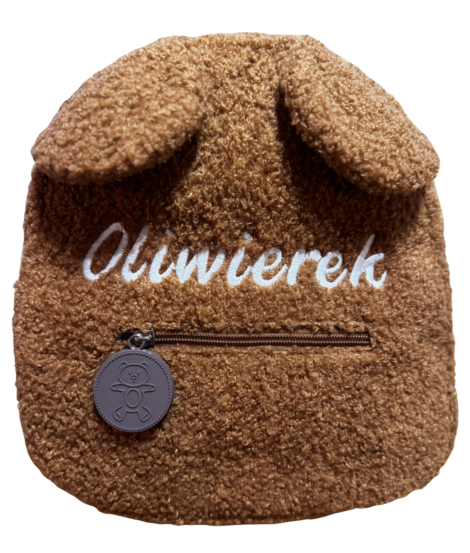 Puszysty, personalizowany imieniem plecak z uszkami - obrazek 3